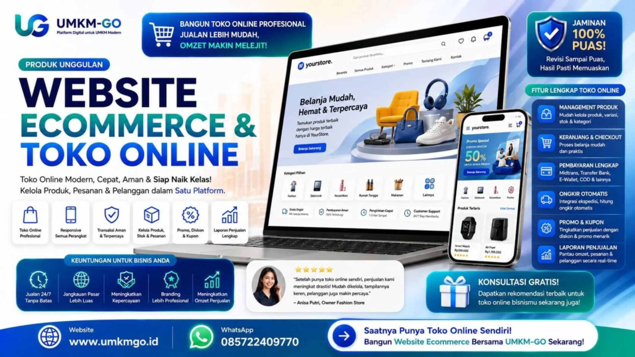 Website Ecommerce — galeri gambar 1